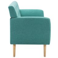 3-местен диван тапицерия от текстил 172x70x82 см зелен