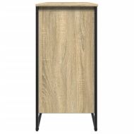 Шкаф за обувки, дъб сонома, 80x38x78 см, инженерно дърво