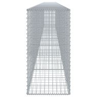 Габионна кошница с покритие, 800x50x100 см, поцинковано желязо