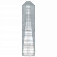 Габионна кошница с покритие, 1200x50x200 см, поцинковано желязо