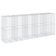 Габионна кошница с покритие, 500x100x200 см, поцинковано желязо