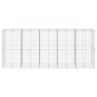Габионна кошница с покритие, 500x100x200 см, поцинковано желязо