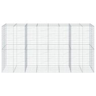 Габионна кошница с покритие, 400x100x200 см, поцинковано желязо