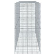 Габионна кошница с покритие, 400x100x200 см, поцинковано желязо