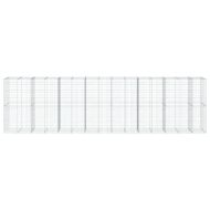 Габионна кошница с покритие, 750x100x200 см, поцинковано желязо