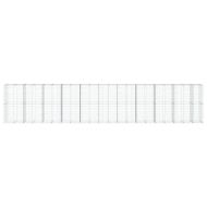 Габионна кошница с капак, 1050x100x200 см, поцинковано желязо