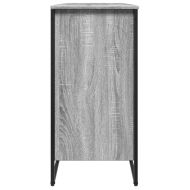 Шкаф за обувки, сив сонома, 80x38x78 см, инженерно дърво