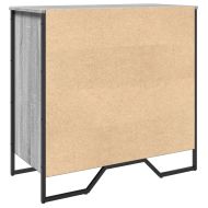Шкаф за обувки, сив сонома, 80x38x78 см, инженерно дърво