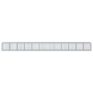 Габионна кошница с капак, 1200x100x100 см, поцинковано желязо