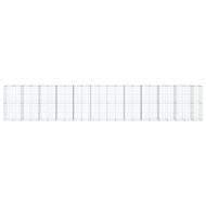 Габионна кошница с покритие, 1150x100x200см, поцинковано желязо