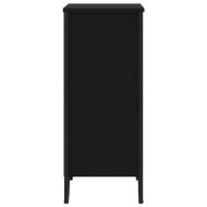 Библиотека, черна, 80x31x74,5 см, инженерно дърво