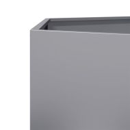 Градинска кашпа, шестоъгълна, 138x120x45см, поцинкована стомана