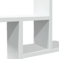 Стенни рафтове, 2 бр, бели, 50x12x50 см, инженерно дърво