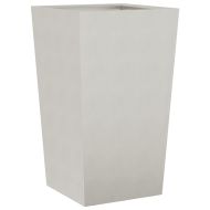 Градински кашпи, 2 бр, 45x45x75 см, неръждаема стомана