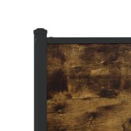 Метална рамка за легло, без матрак, опушен дъб, 160x200 см