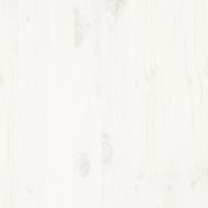 Рамка за легло без матрак, бял, 140x190 см, бор масив