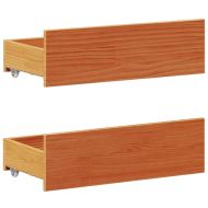 Рамка за легло без матрак, с табла, 150x200 см, бор масив
