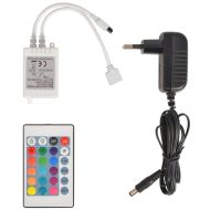 Детско легло “състезателна кола“, LED лента, 90x200 cм, червено