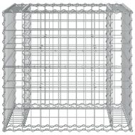 Градинска пейка с габионна кошница дугласко дърво масив
