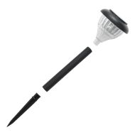 Соларни лампи за пътека със земни шипове 4 бр топло бяло и RGB