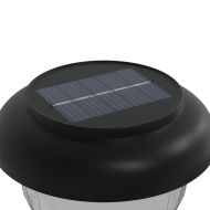 Соларни лампи за пътека със земни шипове 4 бр топло бяло и RGB