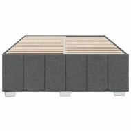 Рамка за легло без матрак, тъмносива, 160x200 см, плат