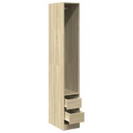 Гардероб, дъб сонома, 30x50x200 см, инженерно дърво