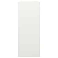 Стойка за дърва за огрев, бяла, 100x40x100 см, стомана