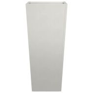 Градински кашпи, 2 бр, 35x35x75 см, неръждаема стомана