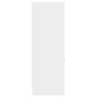 Шкаф органайзер, бял, 40x41x118 см, инженерно дърво