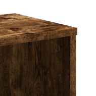 Библиотека, опушен дъб, 50x25x105 см, инженерно дърво