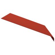 Платно за тента, оранжево и кафяво, 3,5x2,5 м