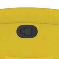 Реклайнер стол, жълт, кадифе