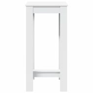 Бар маса, бяла, 51x50x103,5 см, инженерно дърво