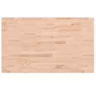 Работна маса 100x60x(73-99,5) см масивно дърво бук правоъгълна