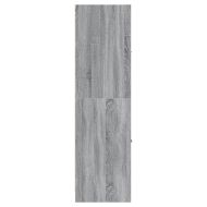 Шкаф органайзер, сив сонома, 30x41x144,5 см, инженерно дърво