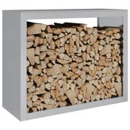 Стойка за дърва за огрев, 100x40x80 см, поцинкована стомана