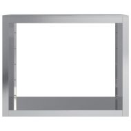Стойка за дърва за огрев, 100x40x80 см, поцинкована стомана