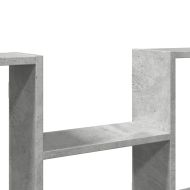 Стенен рафт, бетонно сив, 99x15x60 см, инженерно дърво