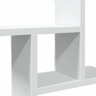 Стенни рафтове, 2 бр, бели, 38x12x38 см, инженерно дърво