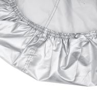 Покривало за кола седан против градушка цяло XXL сив и сребрист