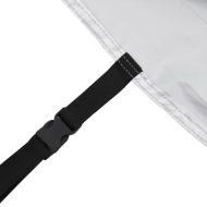 Покривало за кола седан против градушка цяло XXL сив и сребрист