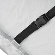 Покривало за кола, за седан, с каишки, цяло, сребрист, XL, PEVA