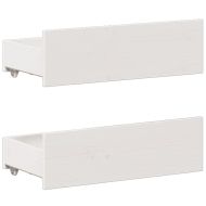 Рамка за легло без матрак с табла 140x190 см борово дърво масив