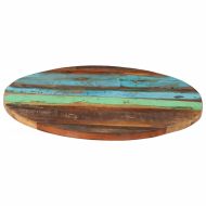 Кръгъл плот за маса, 60 см, 25-27 мм, регенерирано дърво масив