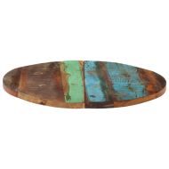 Кръгъл плот за маса, 60 см, 25-27 мм, регенерирано дърво масив