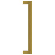 Дръжки за шкафове, 10 бр, златисти, 192 мм, неръждаема стомана