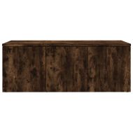 ТВ шкаф, опушен дъб, 80x34x30 см, инженерно дърво