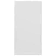 Шкаф за обувки бял, 31,5x35x70 см, инженерно дърво