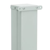 Прибираща се странична тента, 120x500 см, кафява